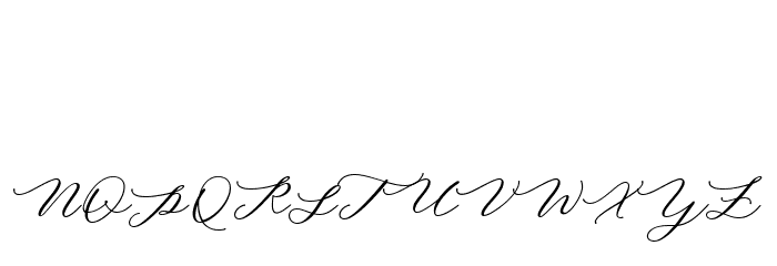 Minimalist Script Font OTHER CHARS