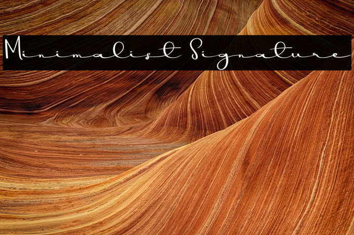 Minimalist Signature Example 1