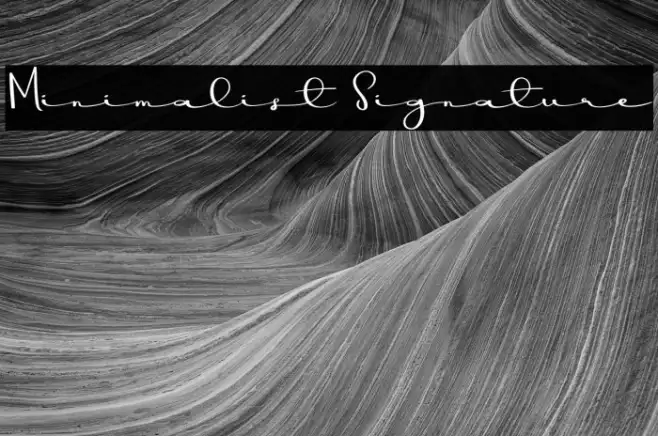 Minimalist Signature Example 1
