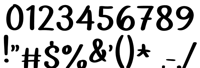Minimalist Font OTHER CHARS
