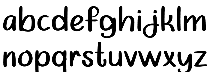 Minimalist Font LOWERCASE