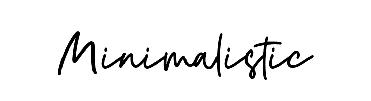 Minimalistic  免费字体下载