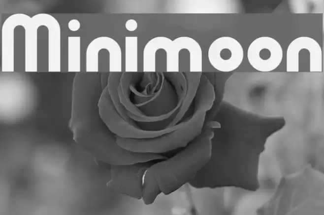 Minimoon Font examples