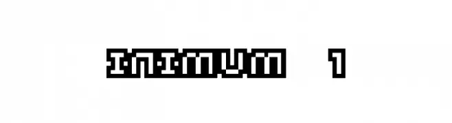 Minimum +1  フリーフォントのダウンロード