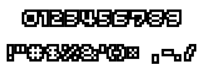 Minimum +1 Font OTHER CHARS