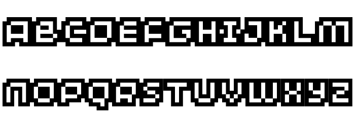 Minimum +1 Font LOWERCASE