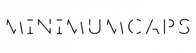Minimum CAPS  Fuentes Gratis Descargar