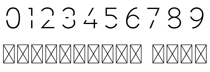 Minimum CAPS Font OTHER CHARS