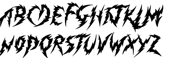Minimum Loss Font LOWERCASE