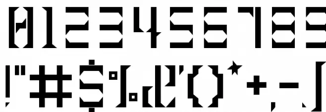 Minimus Font OTHER CHARS