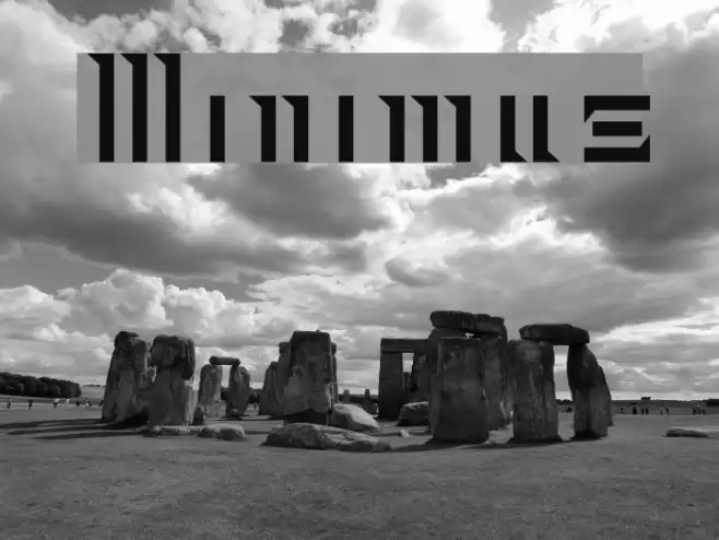 Minimus Font examples