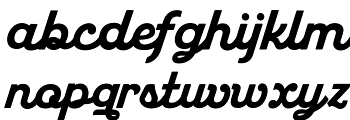 Miniolla-Regular Font LOWERCASE