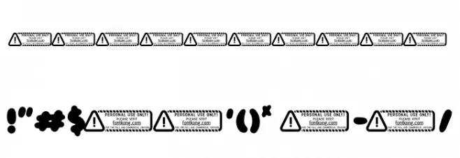 Minions PERSONAL USE ONLY! Caratteri ALTRI CARATTERI