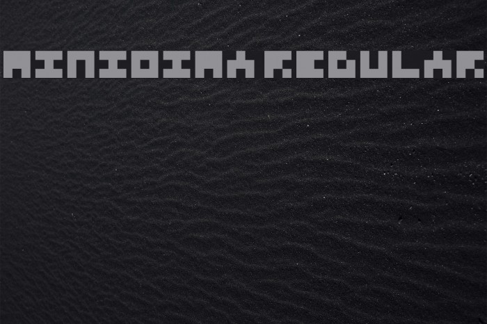 Miniozma Regular Font examples