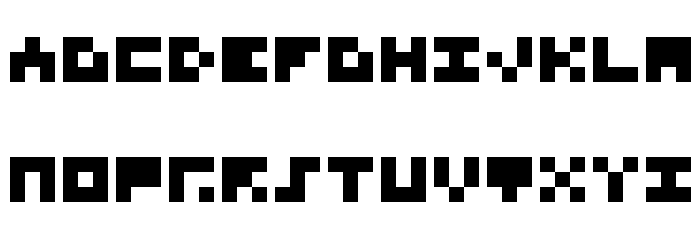 Miniozma Regular Font LOWERCASE