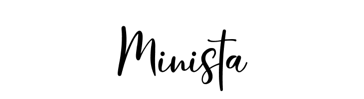 Minista  フリーフォントのダウンロード