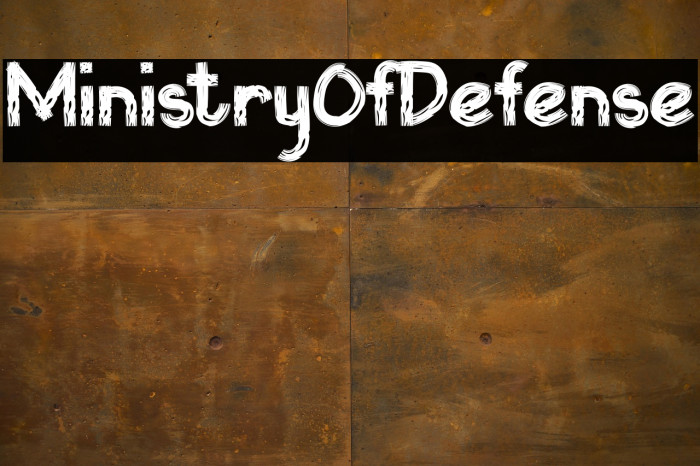 Ministry Of Defense Example 1