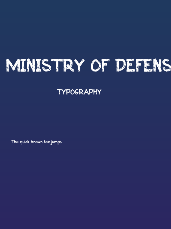 Ministry Of Defense Poster