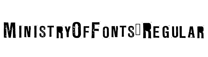 Ministry Of Fonts3 Regular  Fuentes Gratis Descargar