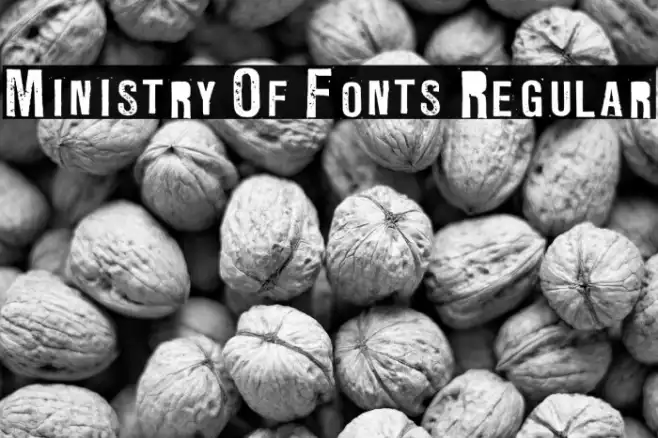 Ministry Of Fonts3 Regular Example 1