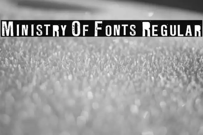 Ministry Of Fonts3 Regular Example 2