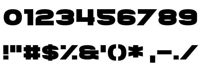 Ministry of Moron Font OTHER CHARS