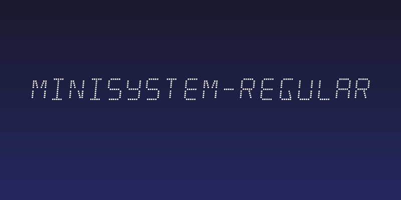 Minisystem-Regular Social Header