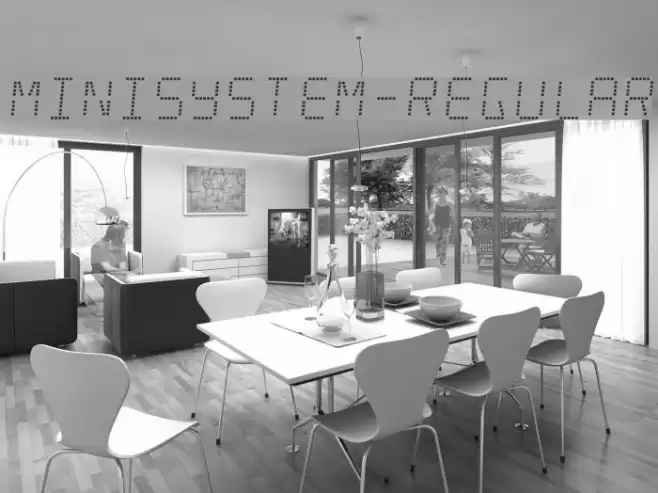 Minisystem-Regular Font examples