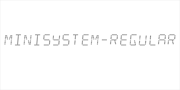 Minisystem-Regular Logo