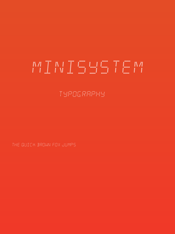 Minisystem Poster