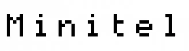 Minitel  تنزيل الخطوط