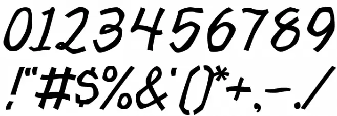 Miniver Font OTHER CHARS