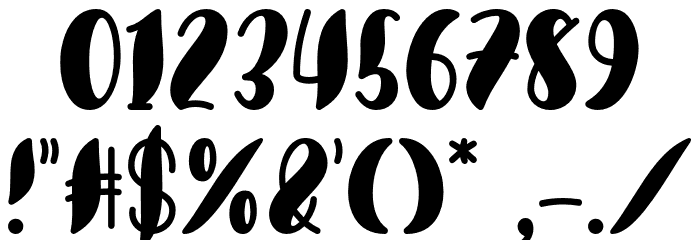 Minkem Font OTHER CHARS