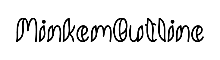 MinkemOutline  Скачать бесплатные шрифты