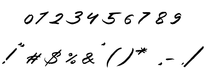Minneapolis Script Regular Font OTHER CHARS