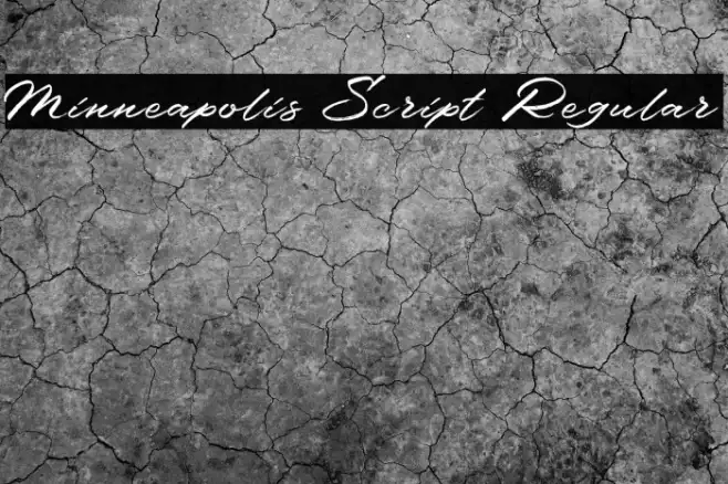 Minneapolis Script Regular Example 3