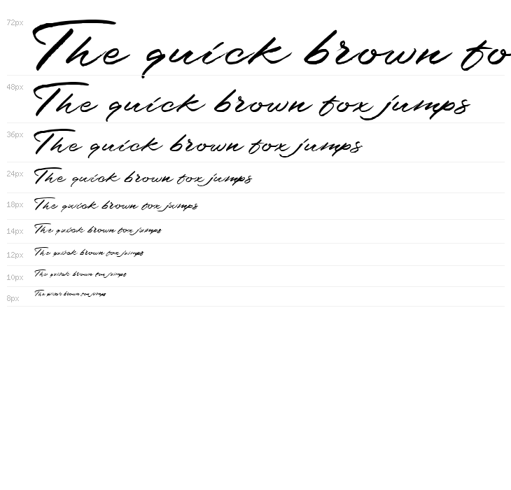 Minneapolis Script Regular Waterfall