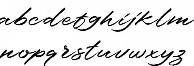 Minneapolis Script Regular Schriftart Kleinbuchstaben