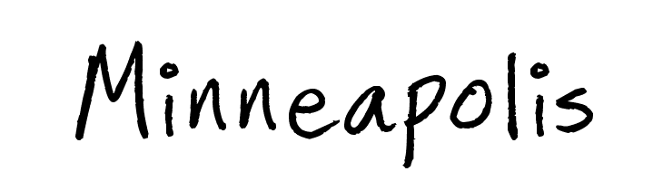 Minneapolis Font