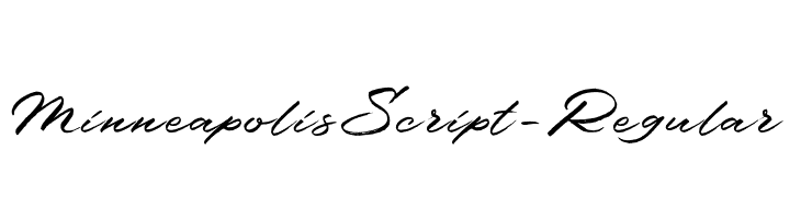 MinneapolisScript-Regular  Free Fonts Download