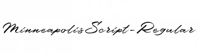 MinneapolisScript-Regular  font caratteri gratis