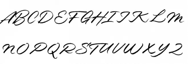 MinneapolisScript-Regular Schriftart Groß