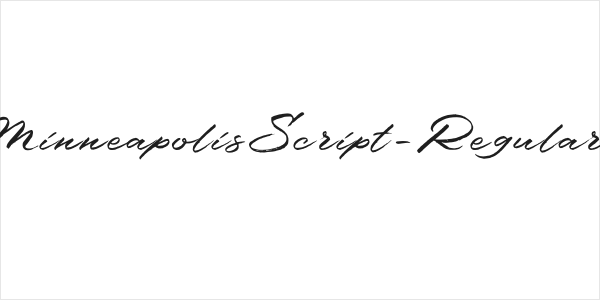 MinneapolisScript-Regular Logo