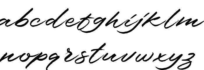 MinneapolisScript-Regular Font LOWERCASE