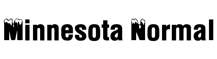Minnesota Normal  Скачать бесплатные шрифты