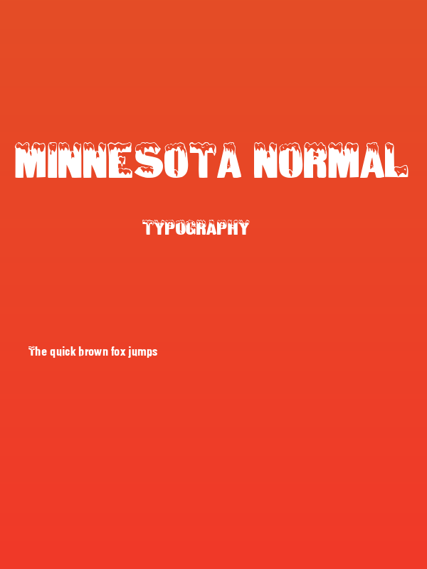 Minnesota Normal Poster