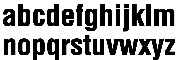 Minnesota Normal Font LOWERCASE