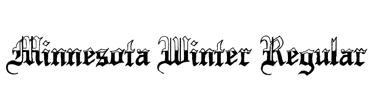 Minnesota Winter Regular Font