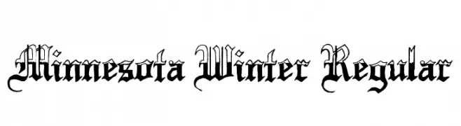 Minnesota Winter Regular  フリーフォントのダウンロード
