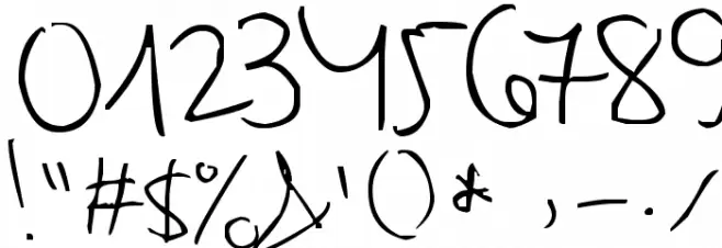 Minnie Mousse Font OTHER CHARS